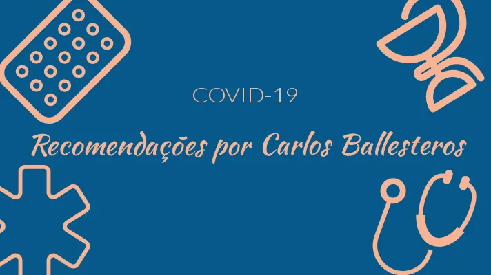 Recomendações para a epidemia de coronavírus
