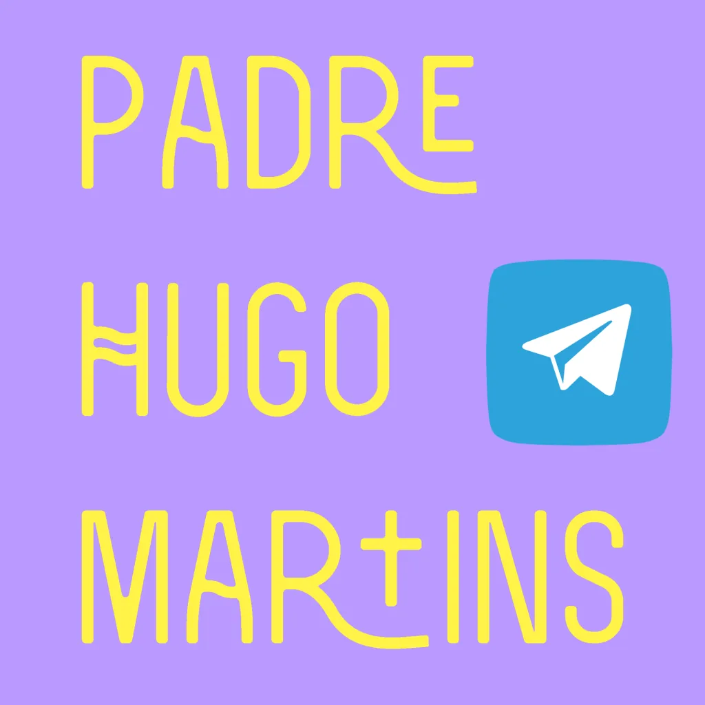 Padre Hugo no Telegram